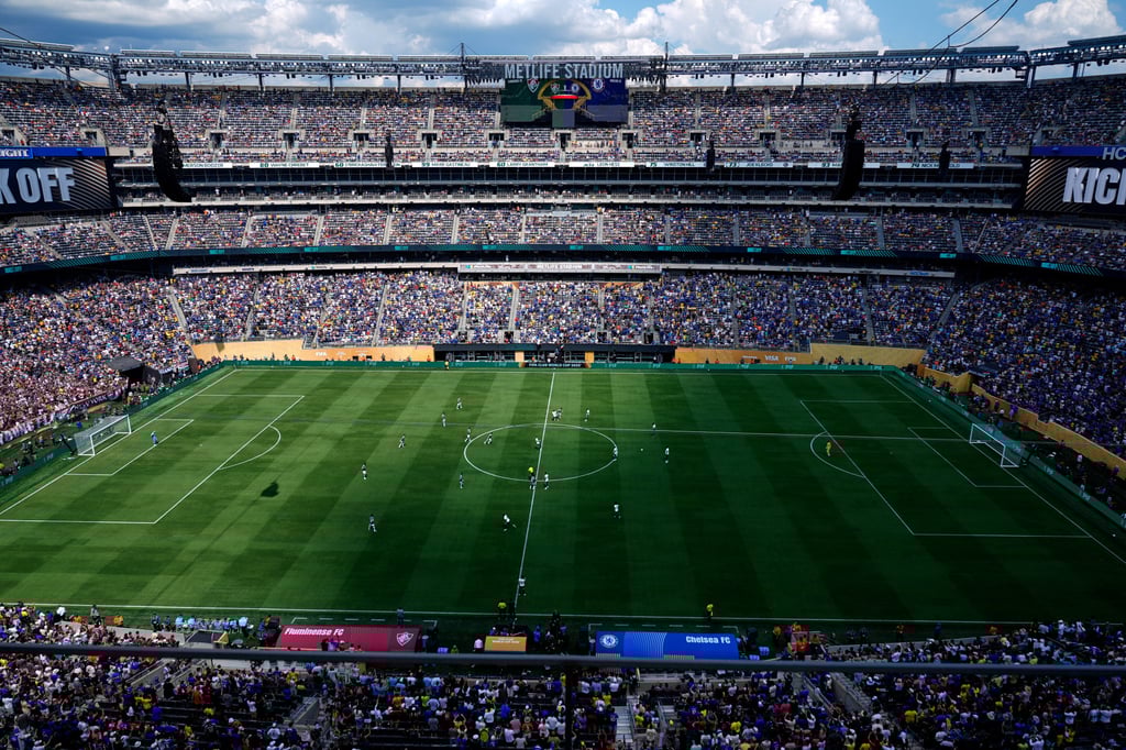 The MetLife Stadium in New Jersey will host the World Cup final next July. Photo: AP The MetLife Stadium in New Jersey will host the World Cup final next July. Photo: AP