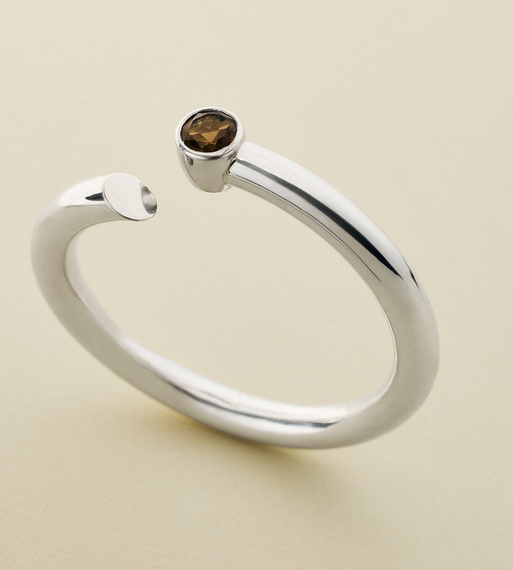 Silver jewellery in bold sculptural shapes by Nina Runsdorf. Photo: Handout Silver jewellery in bold sculptural shapes by Nina Runsdorf. Photo: Handout