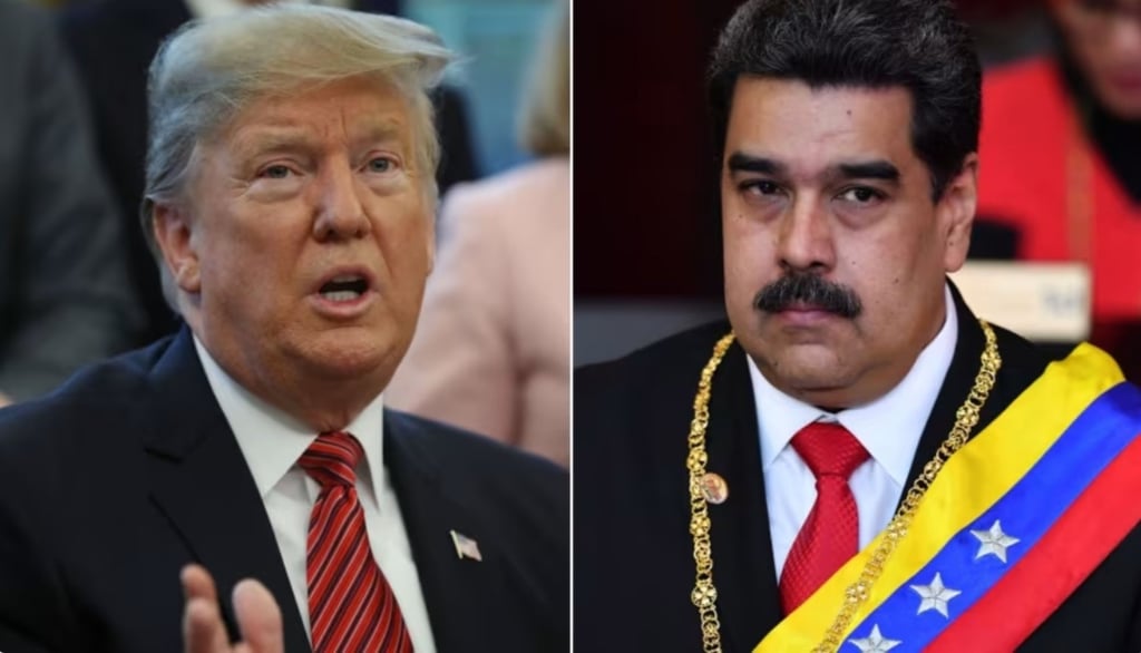US President Donald Trump (left) confirmed last week that he spoke by phone with Venezuelan President Nicolas Maduro – their first direct contact in years, described by both sides as brief but significant. Photo: Getty Images US President Donald Trump (left) confirmed last week that he spoke by phone with Venezuelan President Nicolas Maduro – their first direct contact in years, described by both sides as brief but significant. Photo: Getty Images