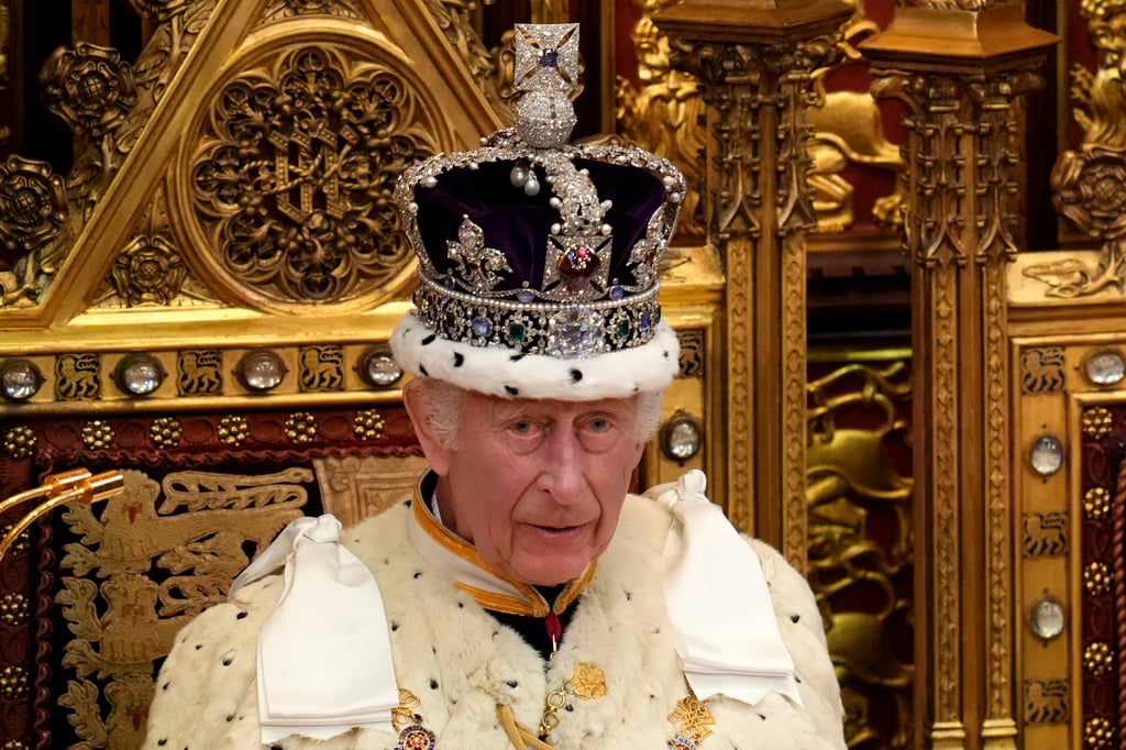 King Charles wears the Crown Jewels during the state opening of parliament in the House of Lords, London, on July 17, 2024. Photo: AP King Charles wears the Crown Jewels during the state opening of parliament in the House of Lords, London, on July 17, 2024. Photo: AP