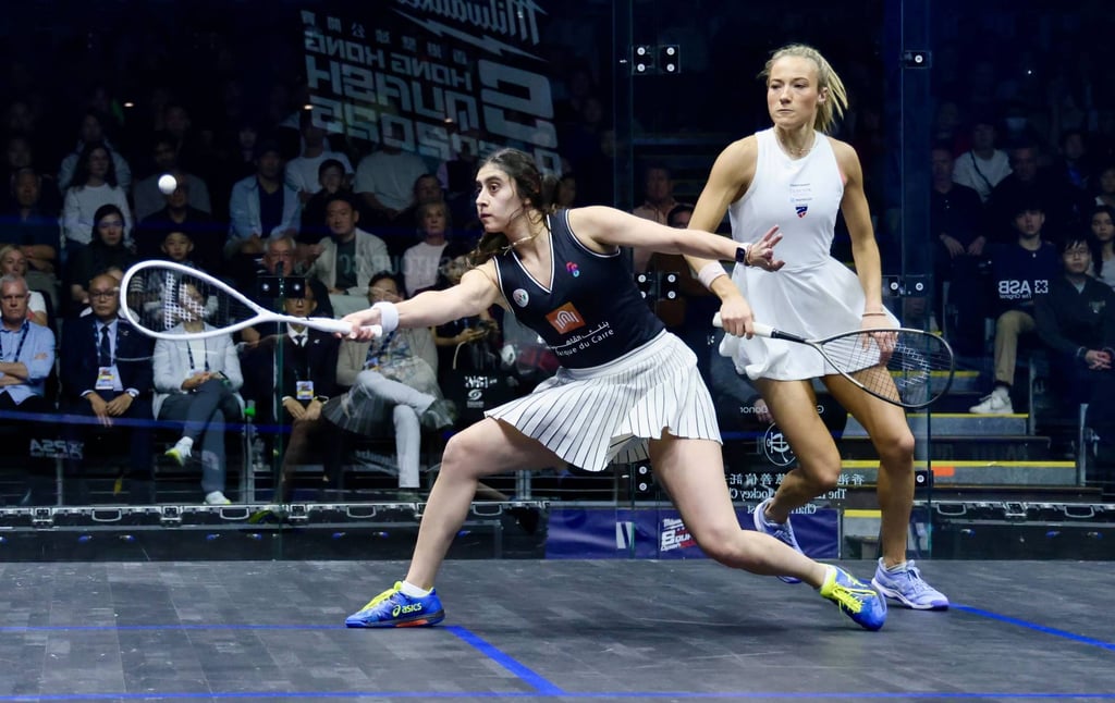 El Sherbini (black top) feels ‘so happy I finally won in Hong Kong again.’ Photo: Jonathan Wong