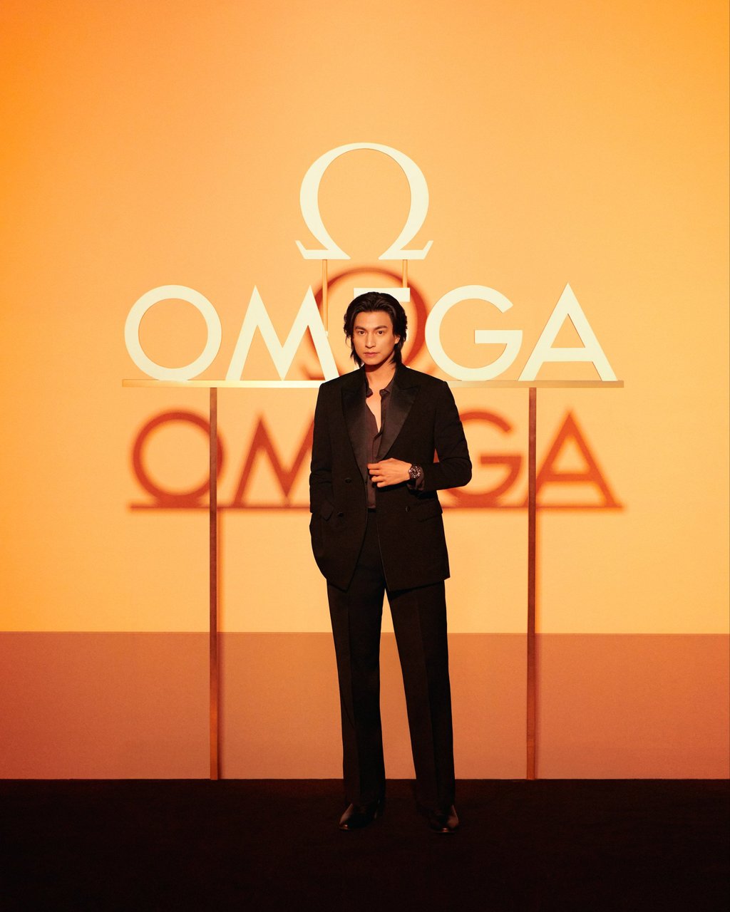 Thai actor Gulf Kanawut at an Omega Planet Ocean launch event in Chongqing, China. Photo: handout Thai actor Gulf Kanawut at an Omega Planet Ocean launch event in Chongqing, China. Photo: handout