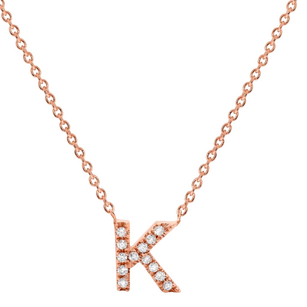 House of K’dor Personalised Initial Necklace. Photo: Handout