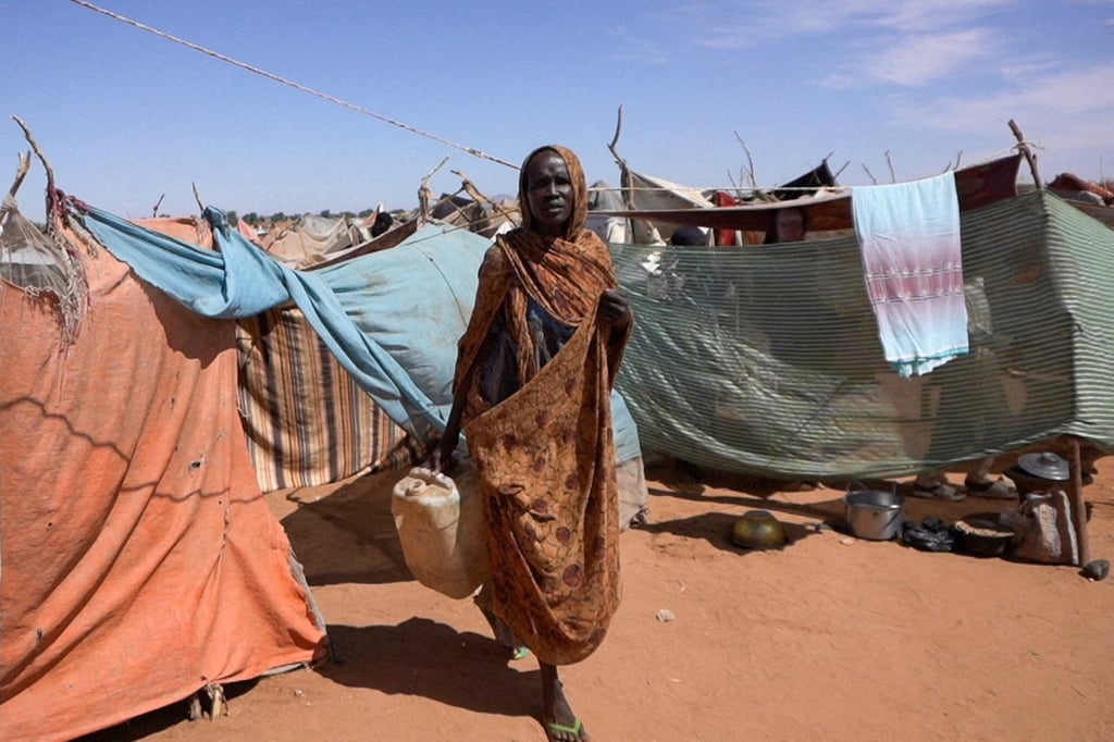 A Sudanese woman at a camp for displaced people in Tawila, North Darfur, Sudan. Photo: Reuters A Sudanese woman at a camp for displaced people in Tawila, North Darfur, Sudan. Photo: Reuters