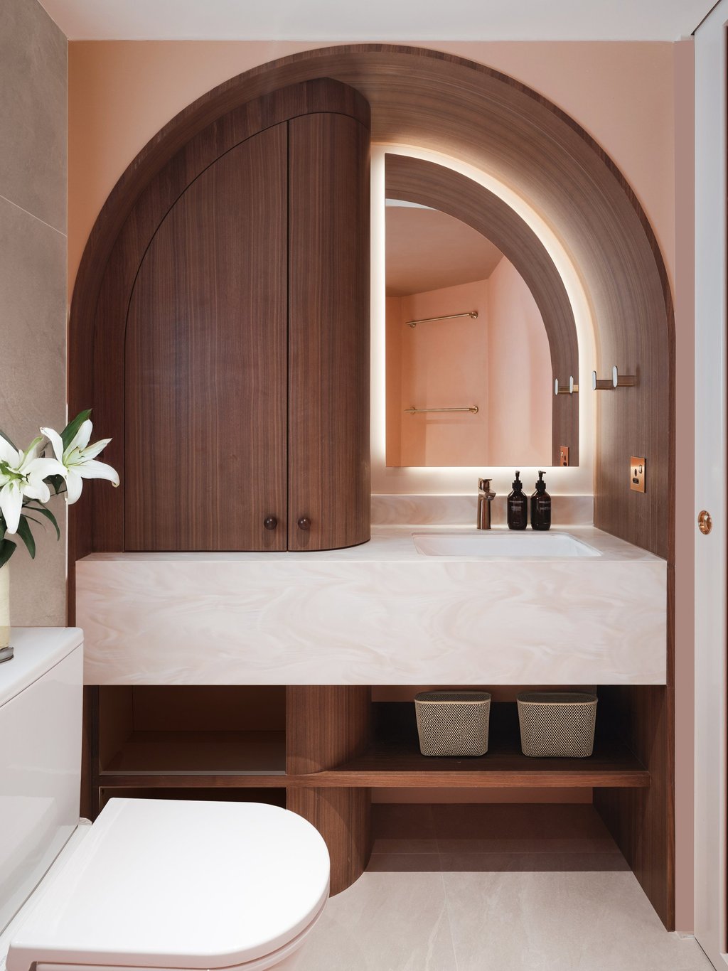 Guest/family bathroom. Photo: Patrick Stefanus Guest/family bathroom. Photo: Patrick Stefanus