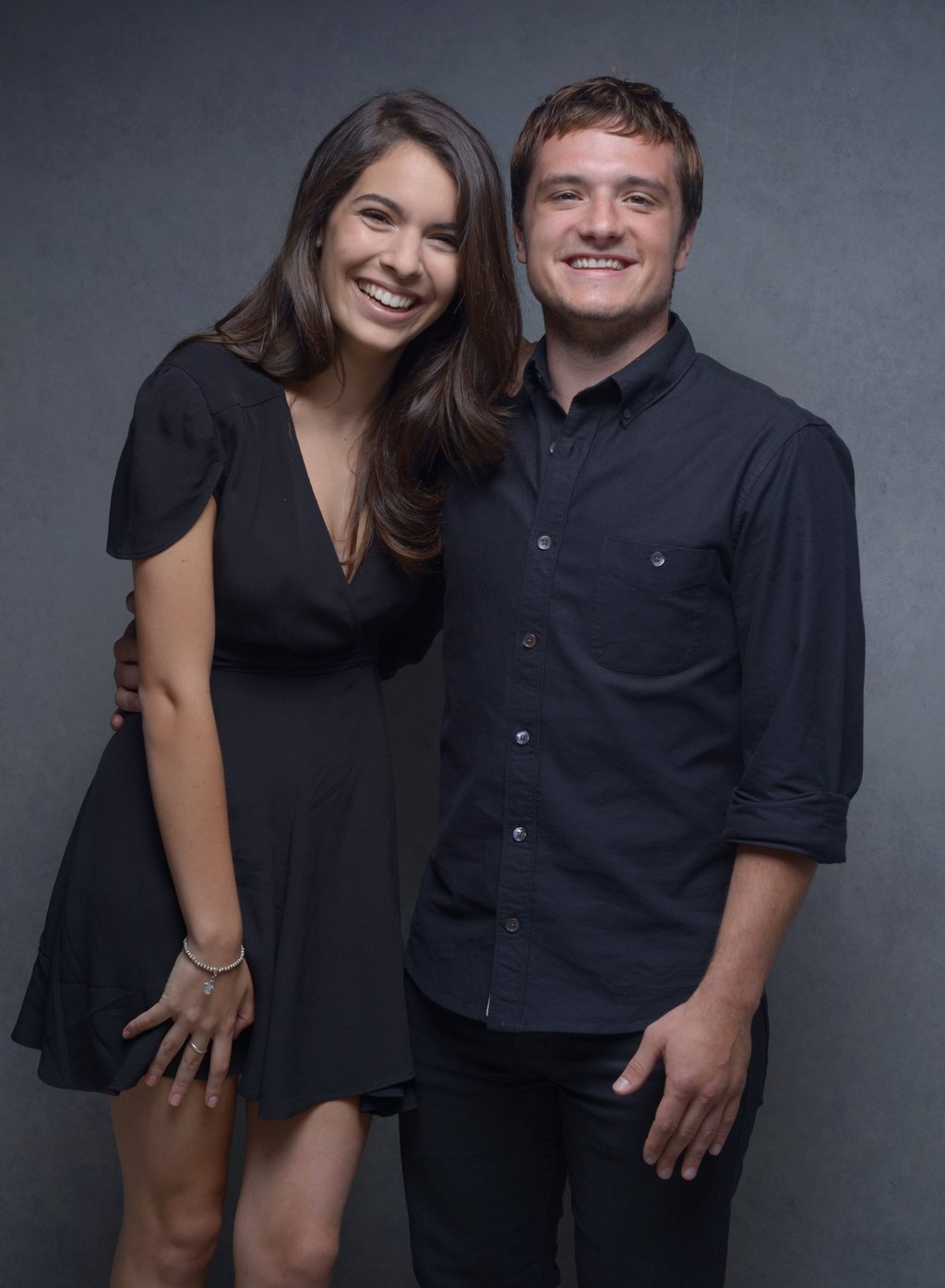Claudia Traisac and Josh Hutcherson are both actors. Photo: Getty Images