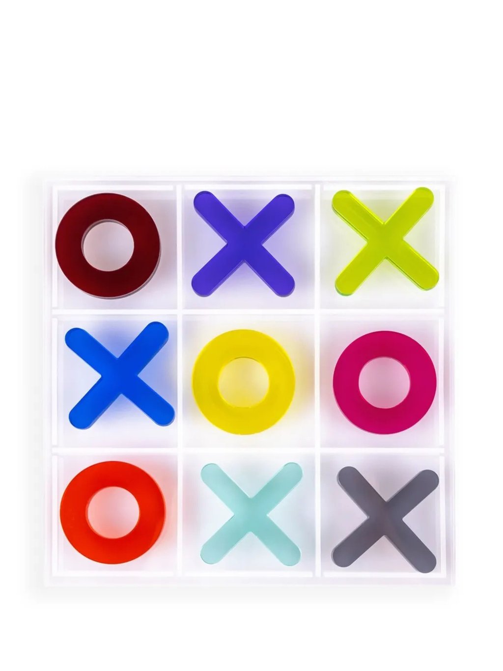 Vesta colour-block noughts and crosses game at Farfetch (US$85). Photo: Handout Vesta colour-block noughts and crosses game at Farfetch (US$85). Photo: Handout