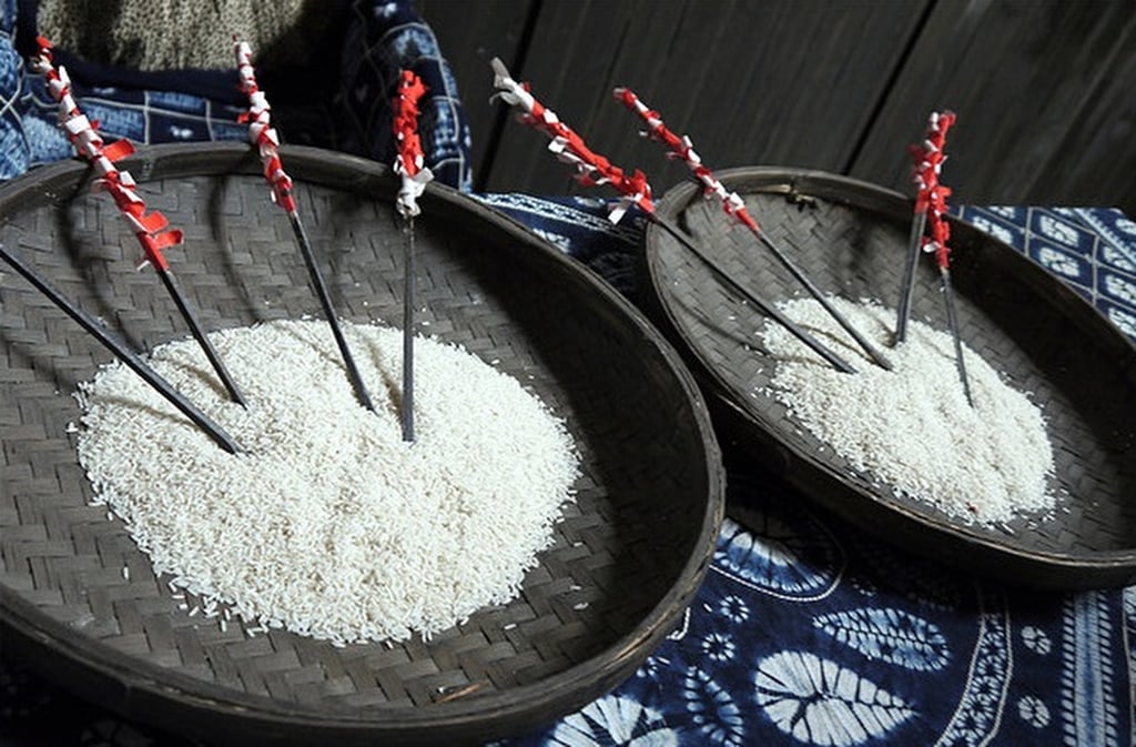 A central component of the centuries-old ritual from the south of China is rice. Photo: hauyan.hk A central component of the centuries-old ritual from the south of China is rice. Photo: hauyan.hk
