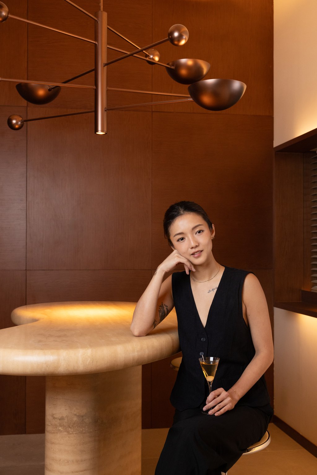 Shelley Tai at her bar, Mius. Photo: Mius Shelley Tai at her bar, Mius. Photo: Mius