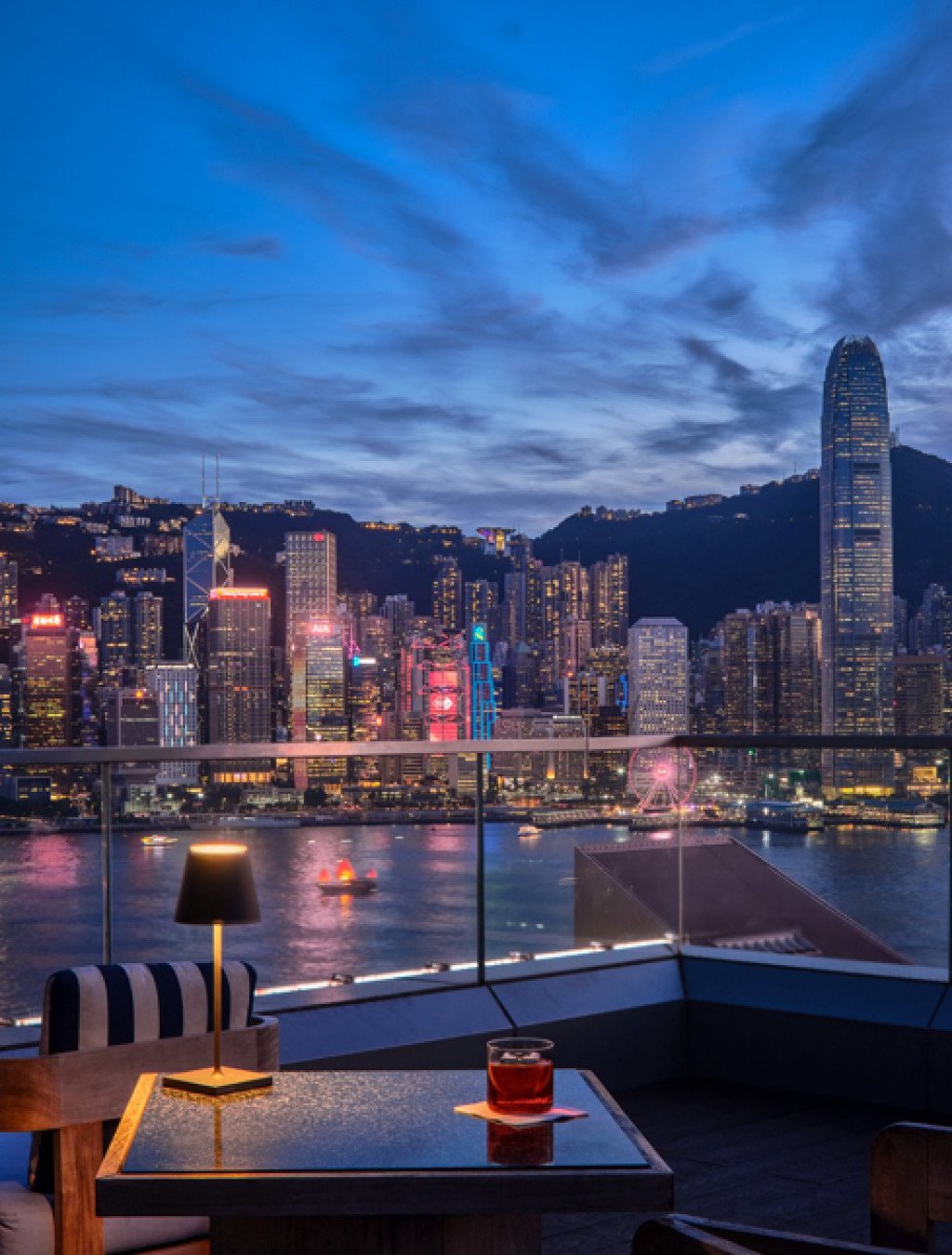 Enjoy a sundowner and a panoramic view of the harbour at Aqua. Photo: courtesy Aqua