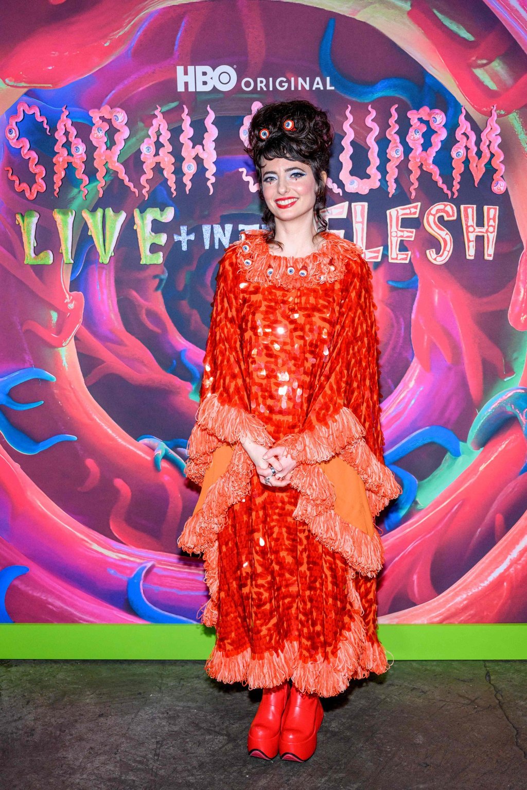 Sarah Sherman attends the premiere of Sarah Squirm Live + In The Flesh in New York, on December 1. Photo: Getty Images via AFP Sarah Sherman attends the premiere of Sarah Squirm Live + In The Flesh in New York, on December 1. Photo: Getty Images via AFP