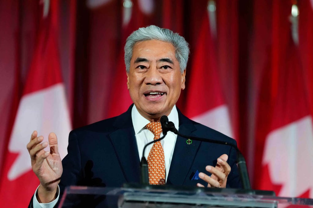 Michael Ma said he entered politics ‘to focus on solutions, not division’. Photo: The Canadian Press via AP Michael Ma said he entered politics ‘to focus on solutions, not division’. Photo: The Canadian Press via AP