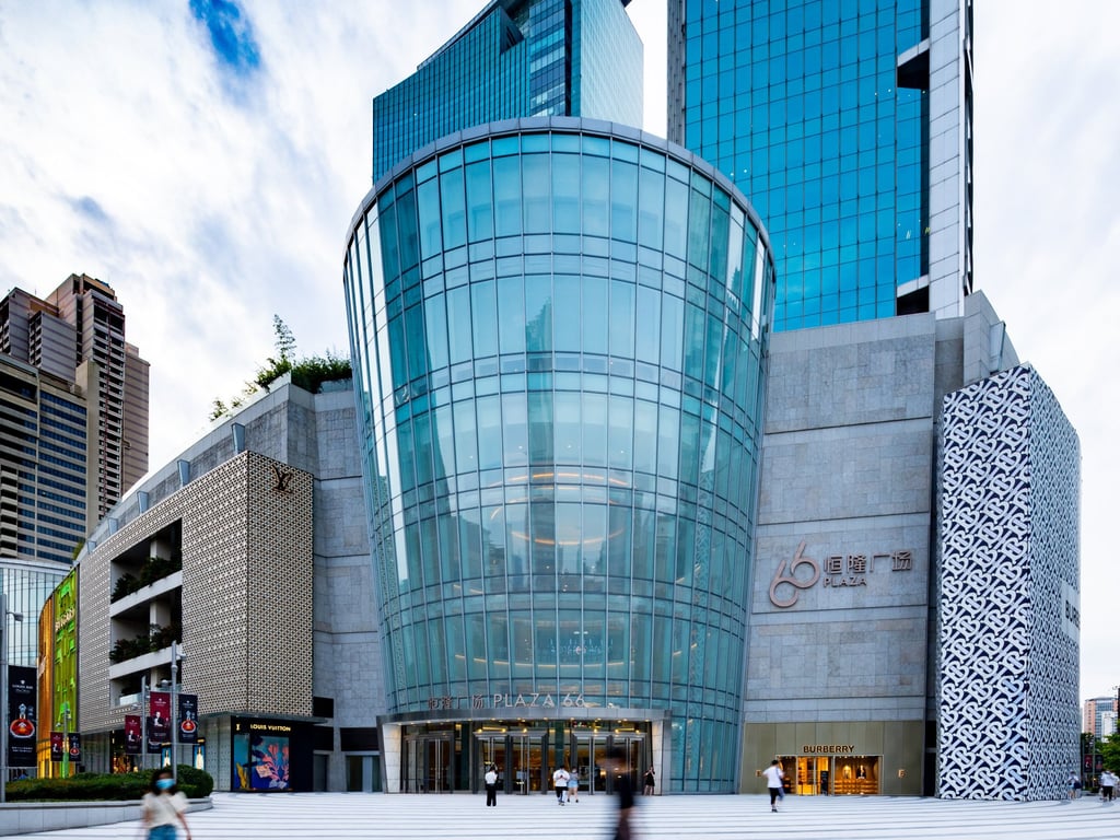 Hang Lung Properties’ Plaza 66 in Shanghai. Photo: Handout Hang Lung Properties’ Plaza 66 in Shanghai. Photo: Handout