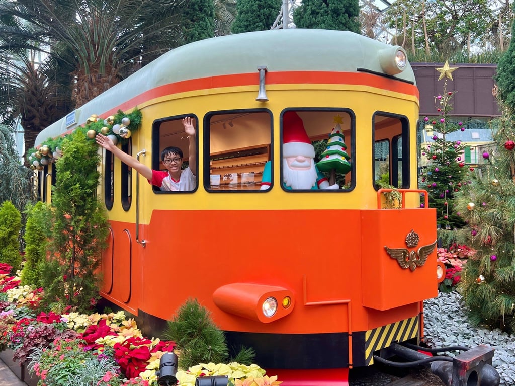 The Christmas Train Show returns to Singapore’s Gardens By The Bay. Photo: Shutterstock The Christmas Train Show returns to Singapore’s Gardens By The Bay. Photo: Shutterstock