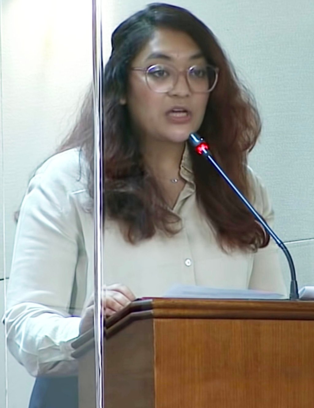 Former Workers’ Party MP Raeesah Khan has admitted to lying in parliament. Photo: YouTube Former Workers’ Party MP Raeesah Khan has admitted to lying in parliament. Photo: YouTube