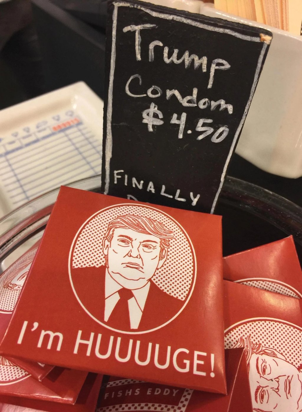 One of the newly released images depicts a “Trump condom” priced at US$4.50. Photo: House Oversight Committee One of the newly released images depicts a “Trump condom” priced at US$4.50. Photo: House Oversight Committee