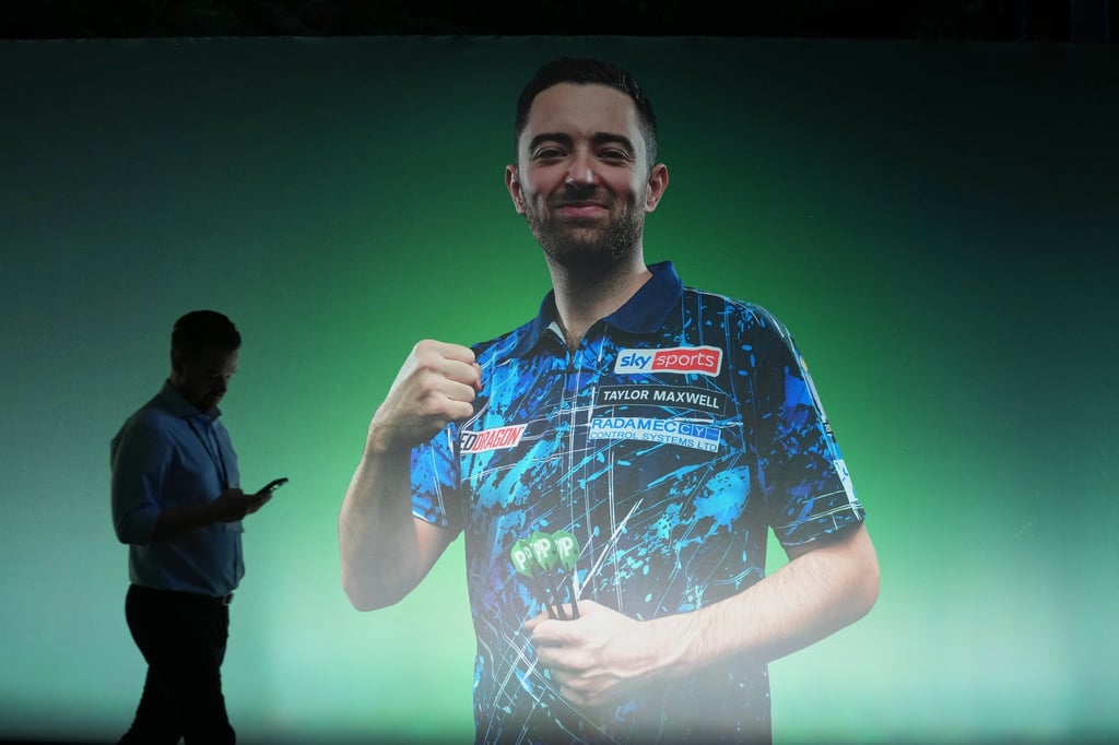 Paul Lim’s next opponent at the World Darts Championships will be Luke Humphries. Photo: AP