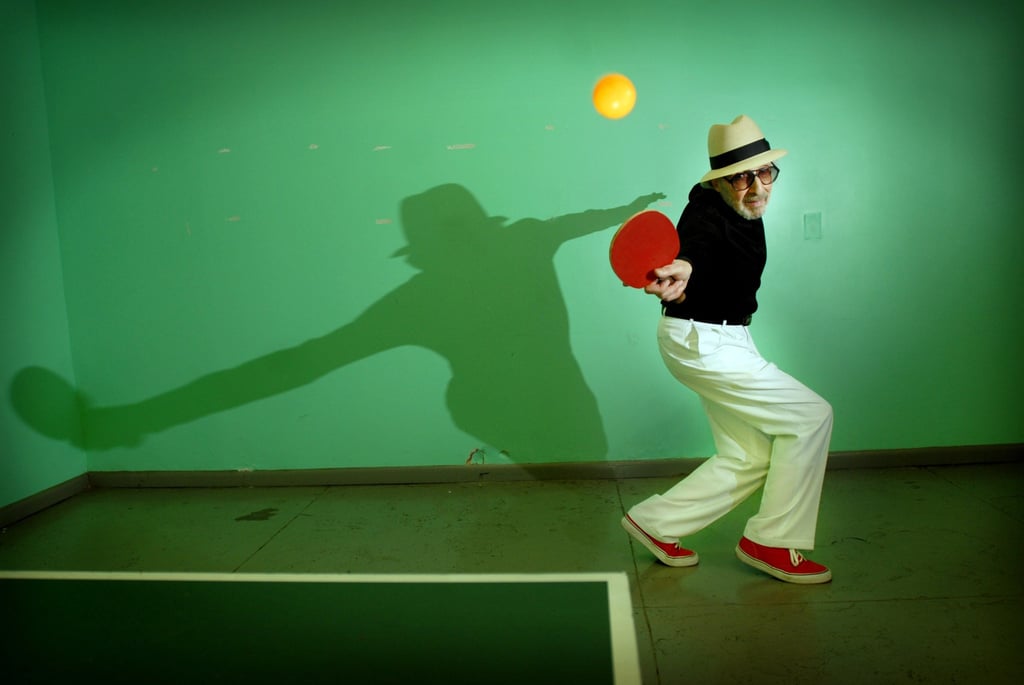 Marty Reisman won 18 international and US national table tennis titles, and authored the 1974 book, The Money Player. Photo: Getty Images