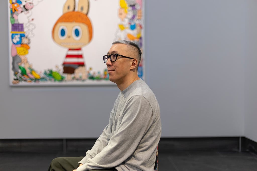 Lung Ka-sing is pictured at the “Monsters by Monsters: Now and Then” exhibition in Hong Kong. Photo: Asia Society Lung Ka-sing is pictured at the “Monsters by Monsters: Now and Then” exhibition in Hong Kong. Photo: Asia Society