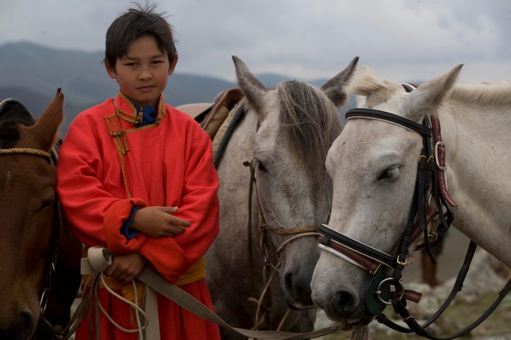 Genghis Khan Retreat director D’Artagnan Giercke is pictured as a child. Photo: Dominique Backhouse Genghis Khan Retreat director D’Artagnan Giercke is pictured as a child. Photo: Dominique Backhouse