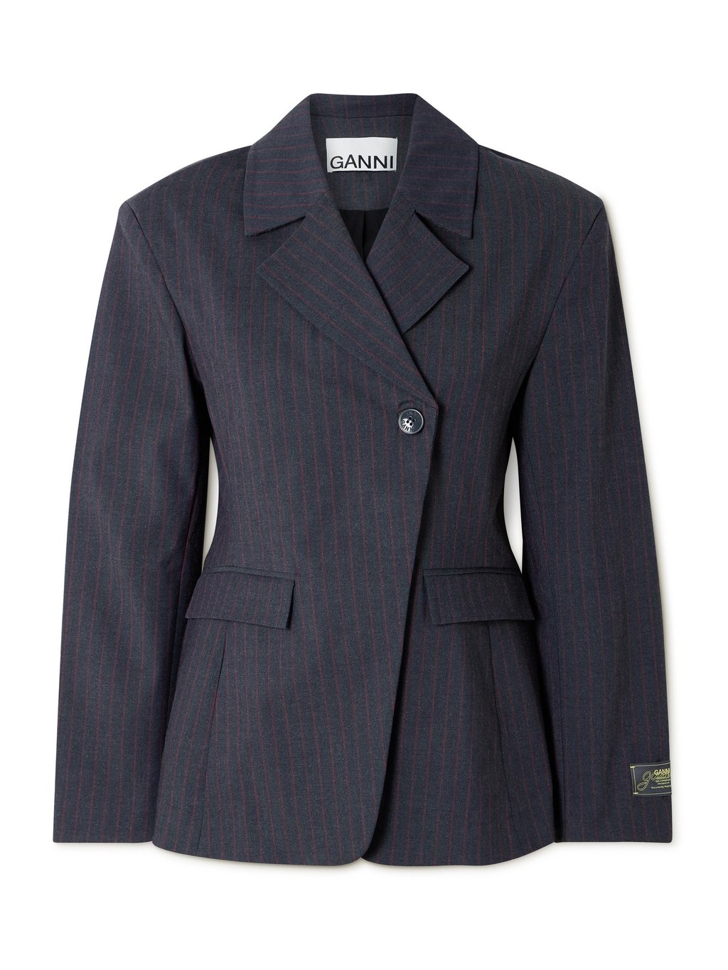 Ganni blazer (US$600) at Net-a-Porter. Photo: Handout