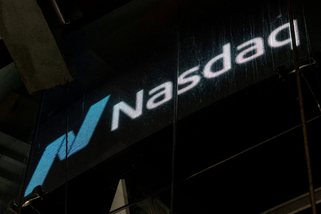 The Nasdaq logo is displayed at the Nasdaq stock market site in New York, July 16, 2025. Photo: Reuters The Nasdaq logo is displayed at the Nasdaq stock market site in New York, July 16, 2025. Photo: Reuters