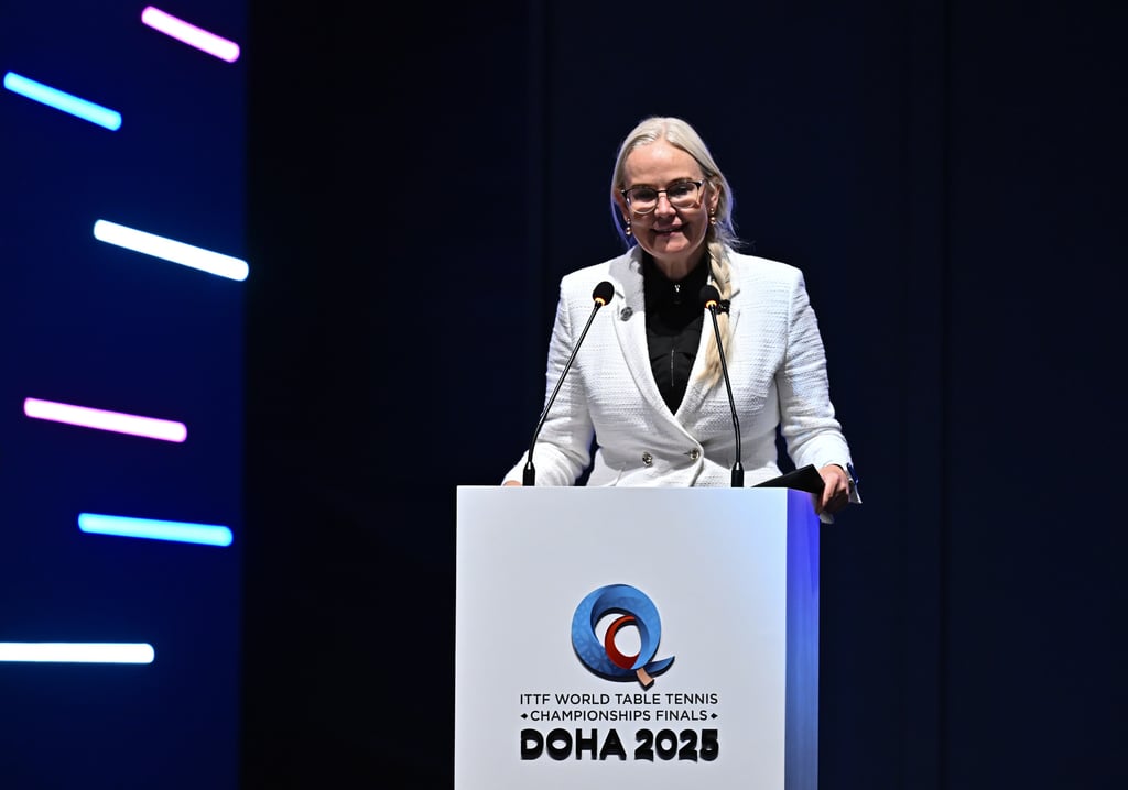 Petra Sorling said there were “different ways to qualify” for 2028 for Fan Zhendong. Photo: Getty Images