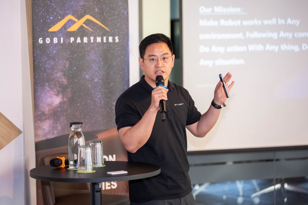 Jason Chen, vice-president of Galbot, says becoming an OASES strategic enterprise has helped the firm to expand while contributing to the development of Hong Kong’s AI and robotics industry. Jason Chen, vice-president of Galbot, says becoming an OASES strategic enterprise has helped the firm to expand while contributing to the development of Hong Kong’s AI and robotics industry.