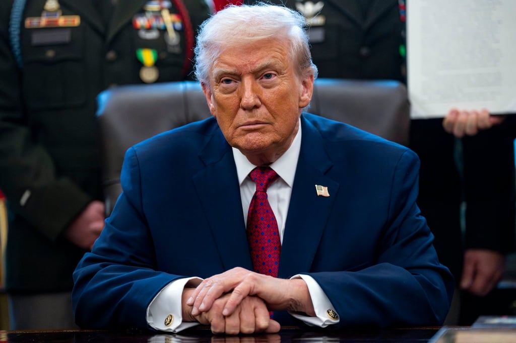 US President Donald Trump on Monday. Photo: EPA US President Donald Trump on Monday. Photo: EPA
