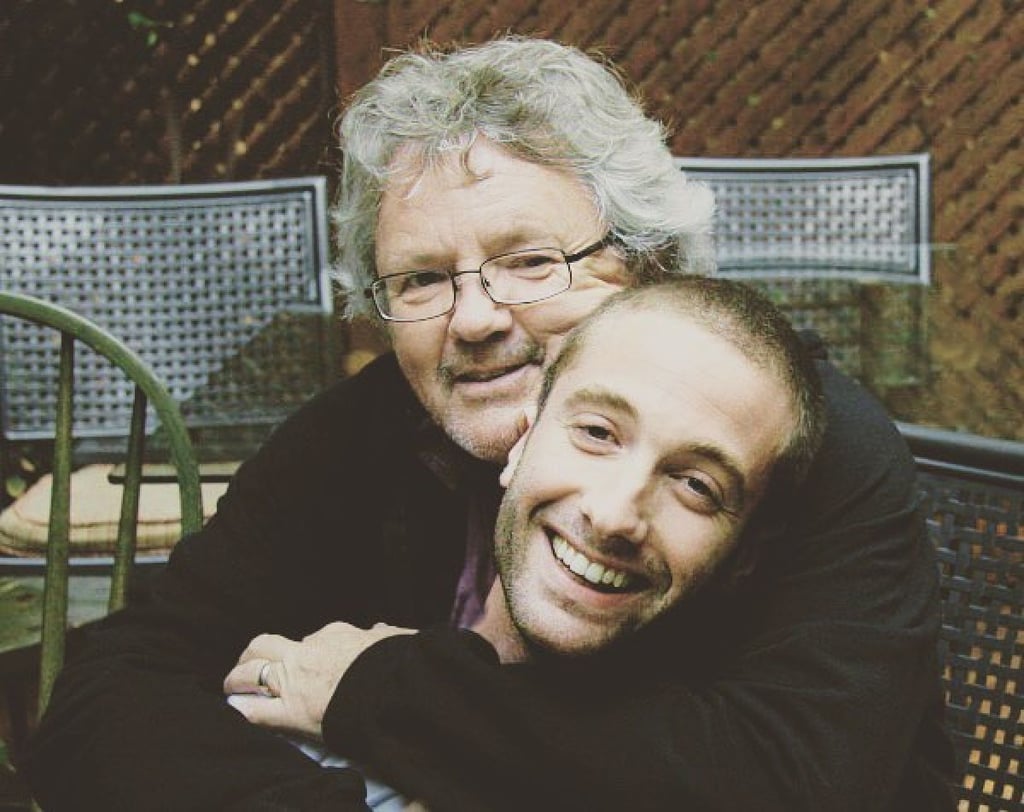 Jacob Tierney with his father, the late Kevin Tierney. Photo: @jacob.tierney/Instagram