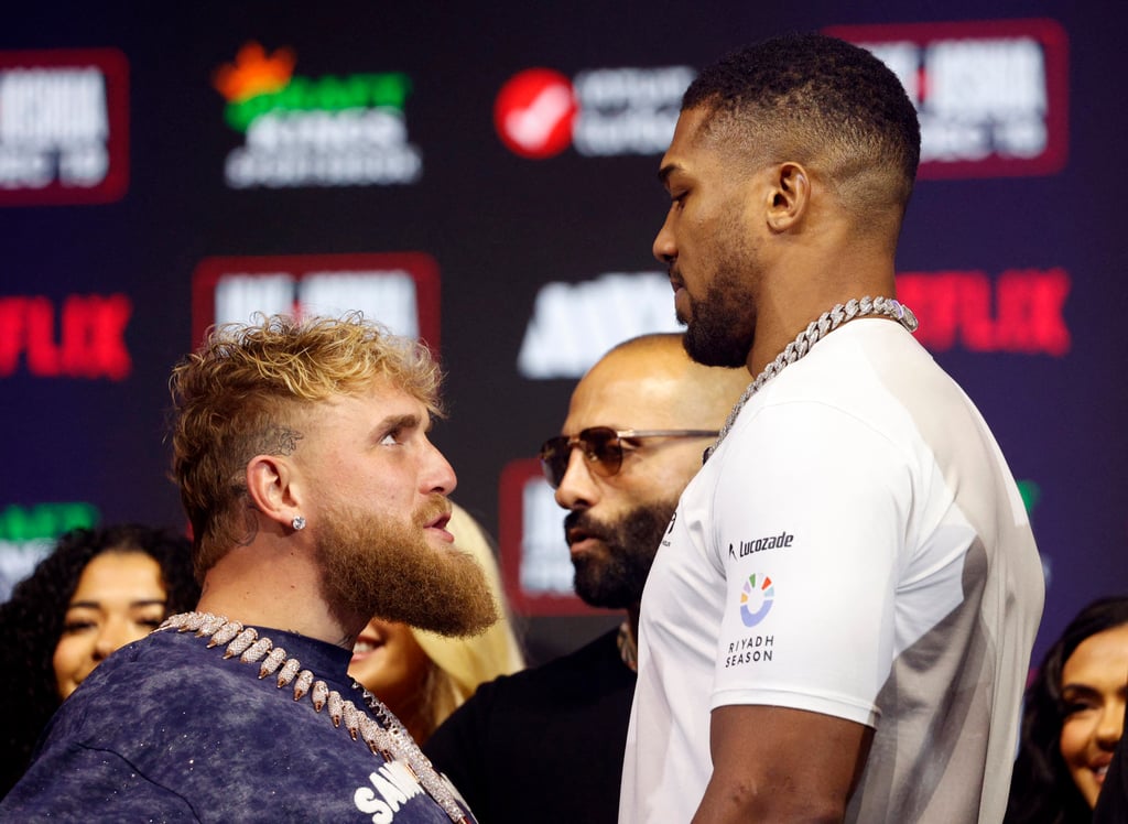 Jake Paul (left) is stepping up from cruiserweight to take on heavyweight Anthony Joshua. Photo: Reuters Jake Paul (left) is stepping up from cruiserweight to take on heavyweight Anthony Joshua. Photo: Reuters