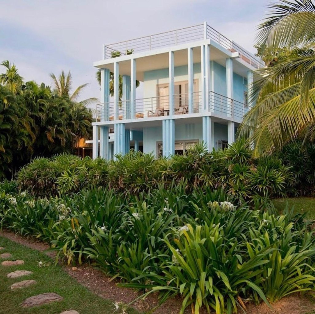 A colonial-era villa that has been turned into guest accommodation at Knai Bang Chaat. Photo: Instagram/jefmoons