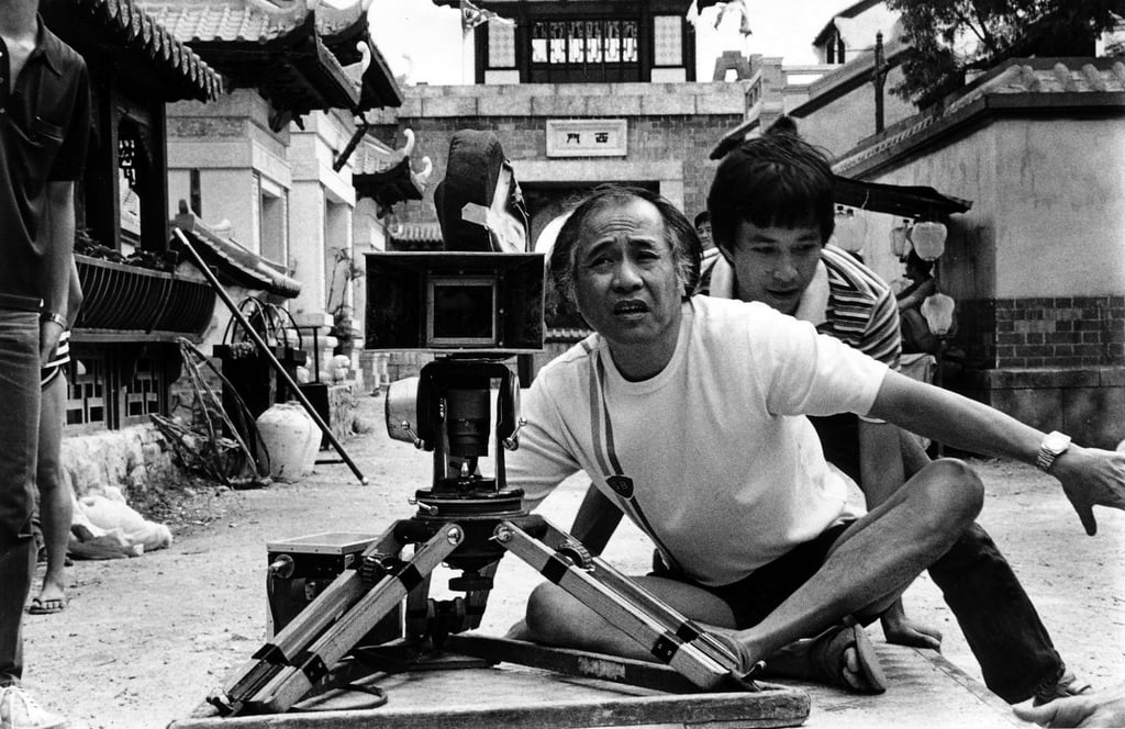 Chor Yuen pictured on a movie set in 1980. Photo: courtesy of Lo Yuk Ying