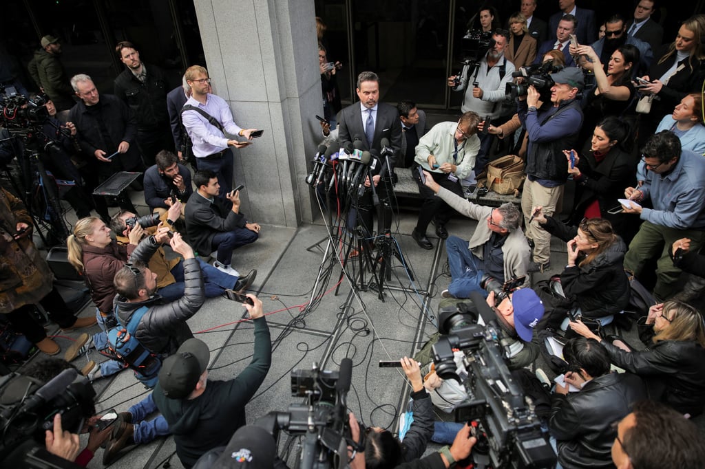 Nick Reiner’s defence lawyer Alan Jackson. Photo: Reuters