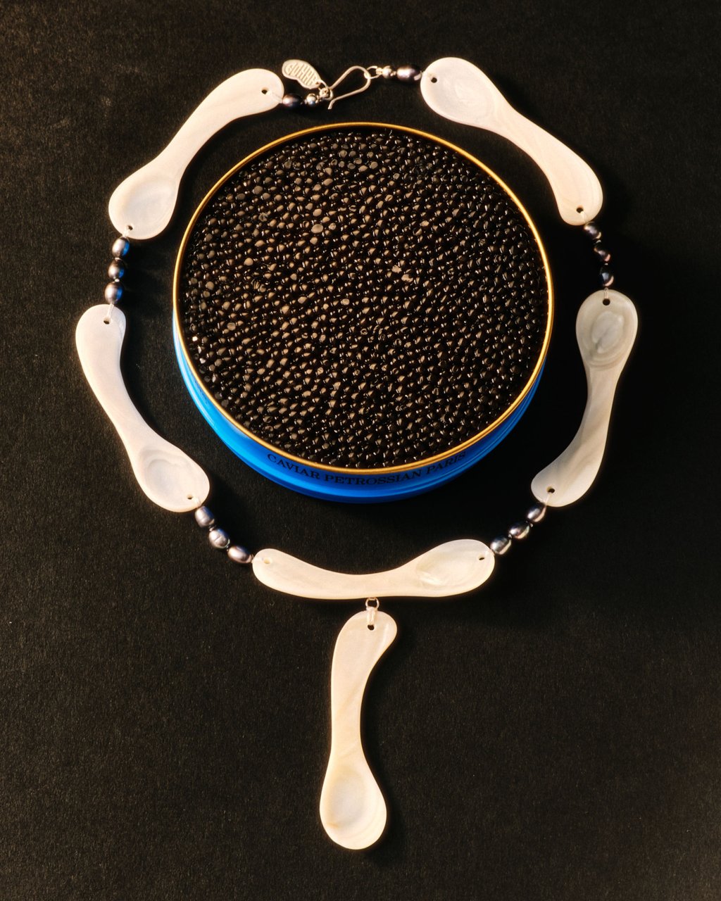 Gohar World x Petrossian Caviar necklace. Photo: Handout