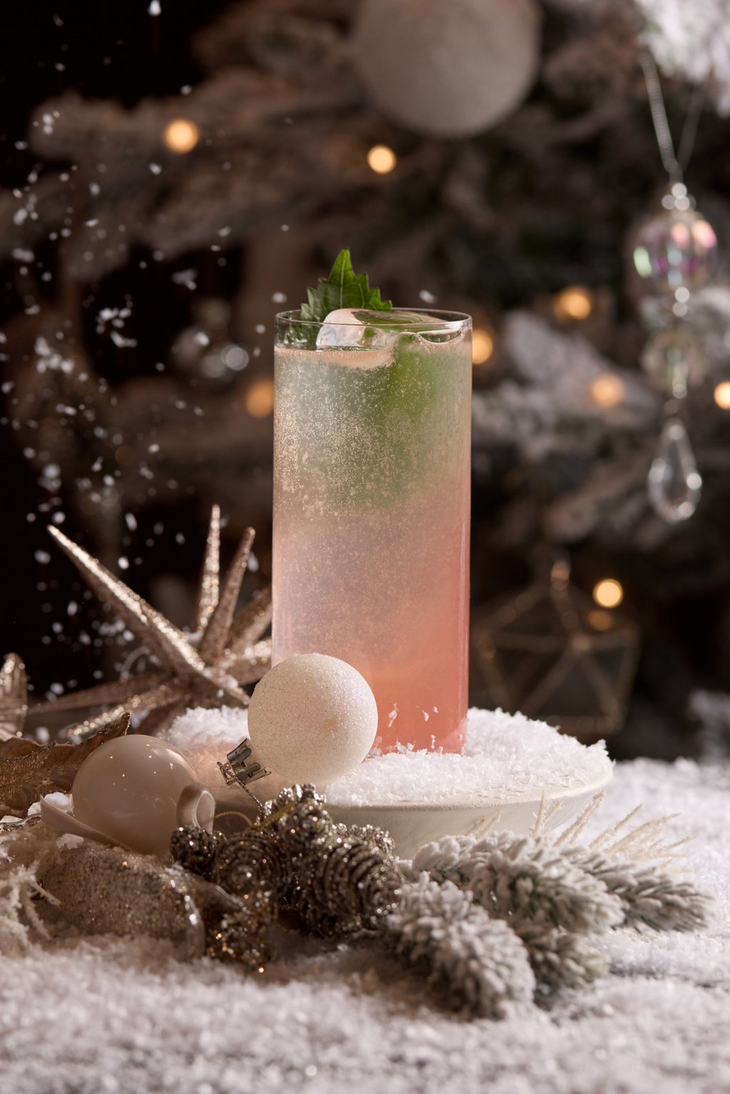 The Yukima cocktail combines shochu, coconut, elderflower, citrus and The Aubrey’s own-label champagne. Photo: The Aubrey