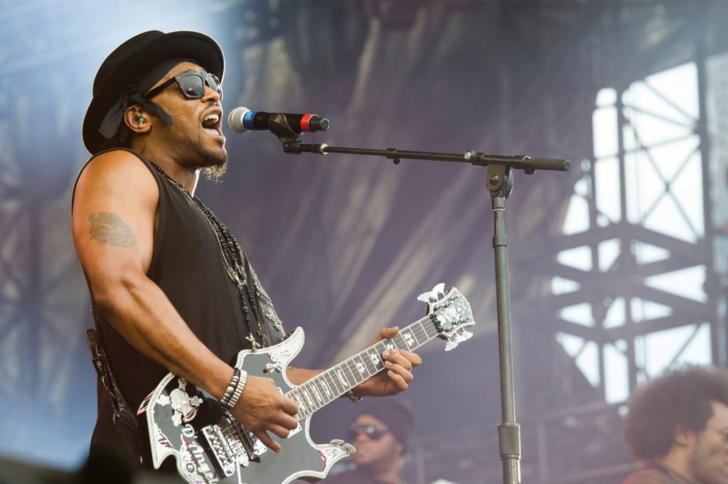 D’Angelo performs at the Made in America music festival in Philadelphia, in 2012. Photo: AP