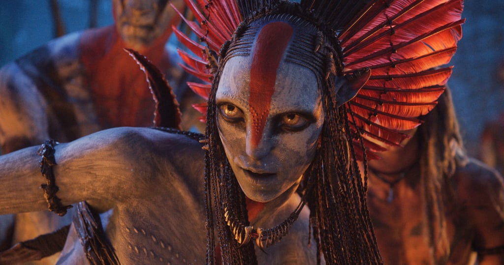 Varang, played by Oona Chaplin, in a scene from Avatar: Fire and Ash. Photo: 20th Century Studios via AP