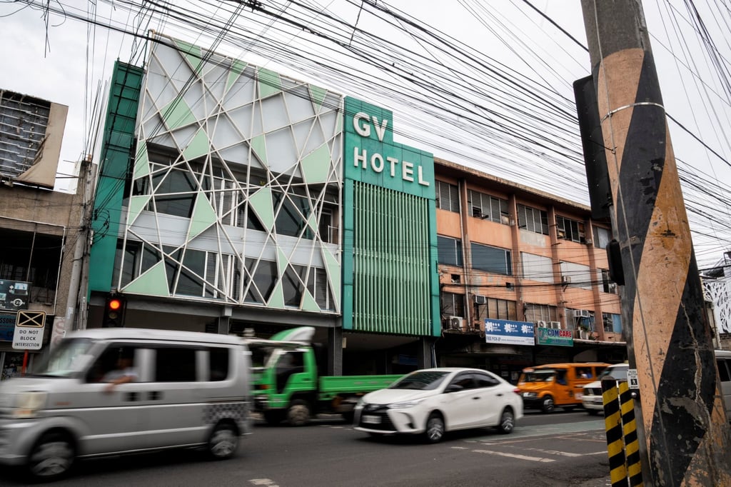 The GV Hotel in Davao City, where the alleged father-and-son gunmen in the Sydney Bondi Beach shooting stayed during their visit to the Philippines last month. Photo: Reuters The GV Hotel in Davao City, where the alleged father-and-son gunmen in the Sydney Bondi Beach shooting stayed during their visit to the Philippines last month. Photo: Reuters