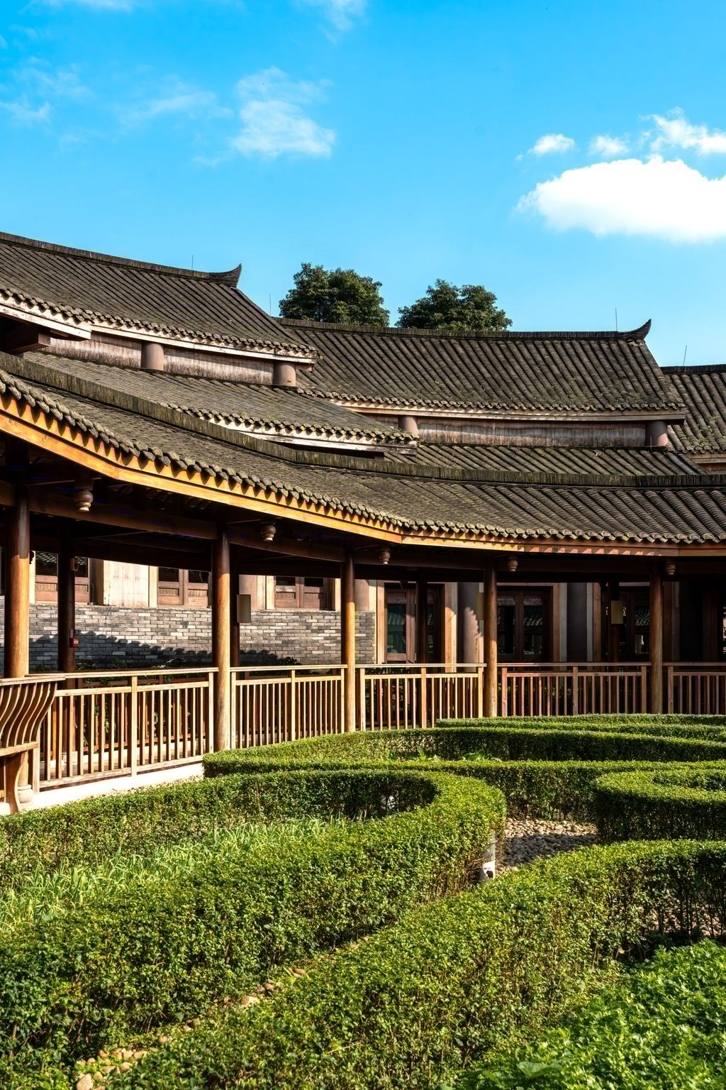 A restaurant corridor at a Chengdu hotel. Photo: Handout