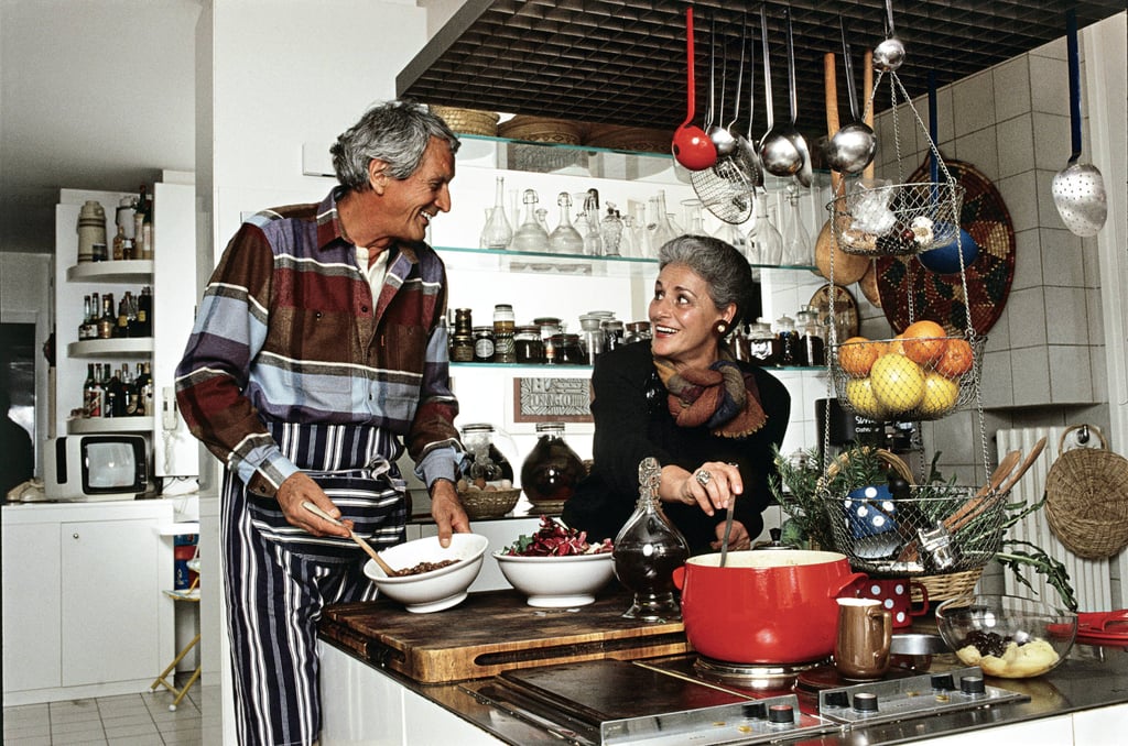 A 1984 photo from The Missoni Family Cookbook (2018) shows Ottavio Missoni and his wife Rosita – co-founders of the Missoni label – at home in Italy. Photo: Handout