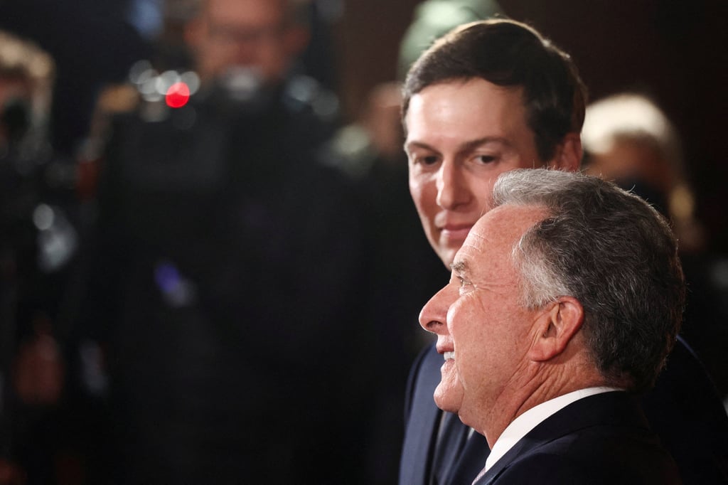 Jared Kushner and US special envoy Steve Witkoff. Photo: Reuters