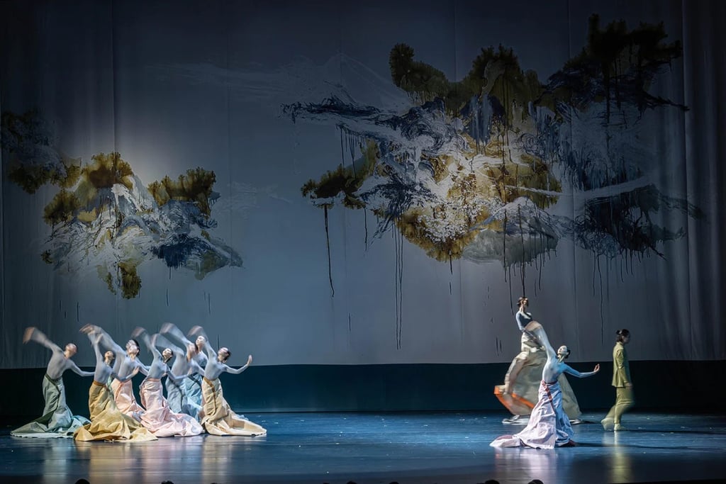 Dancers perform in Dongpo: Life in Poems, which reimagines the life and poetry of Chinese literary giant Su Dongpo.
