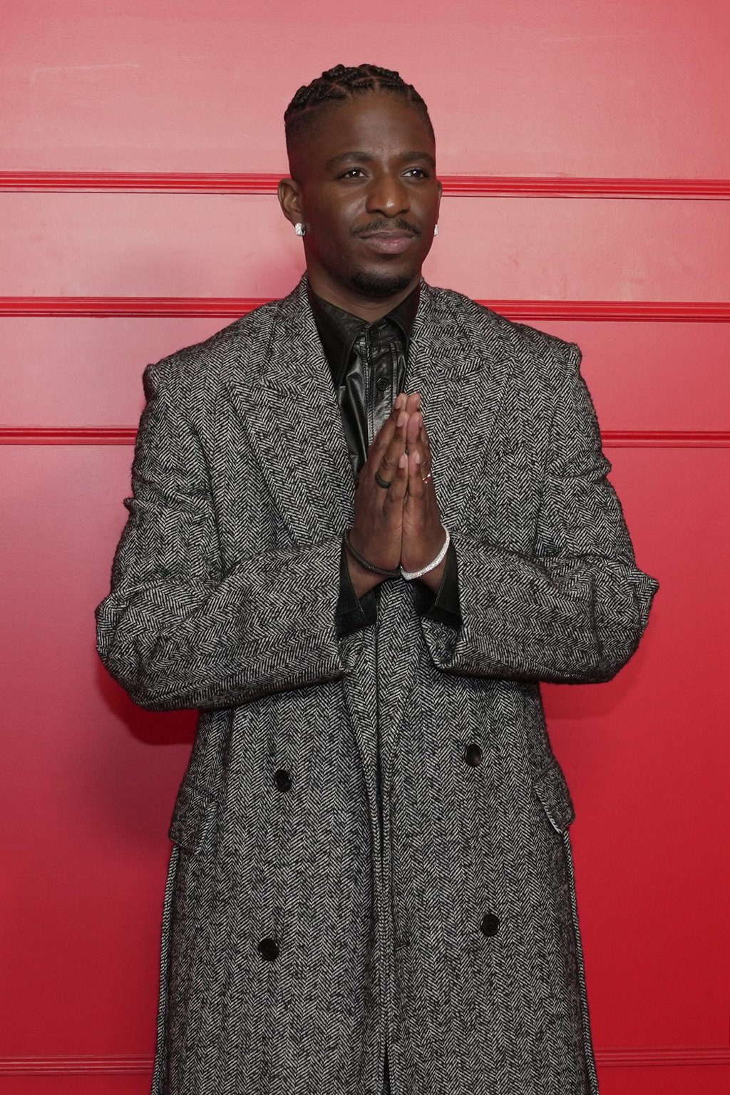 Samuel Arnold at the world premiere for season five of Emily in Paris, on December 15. Photo: AP