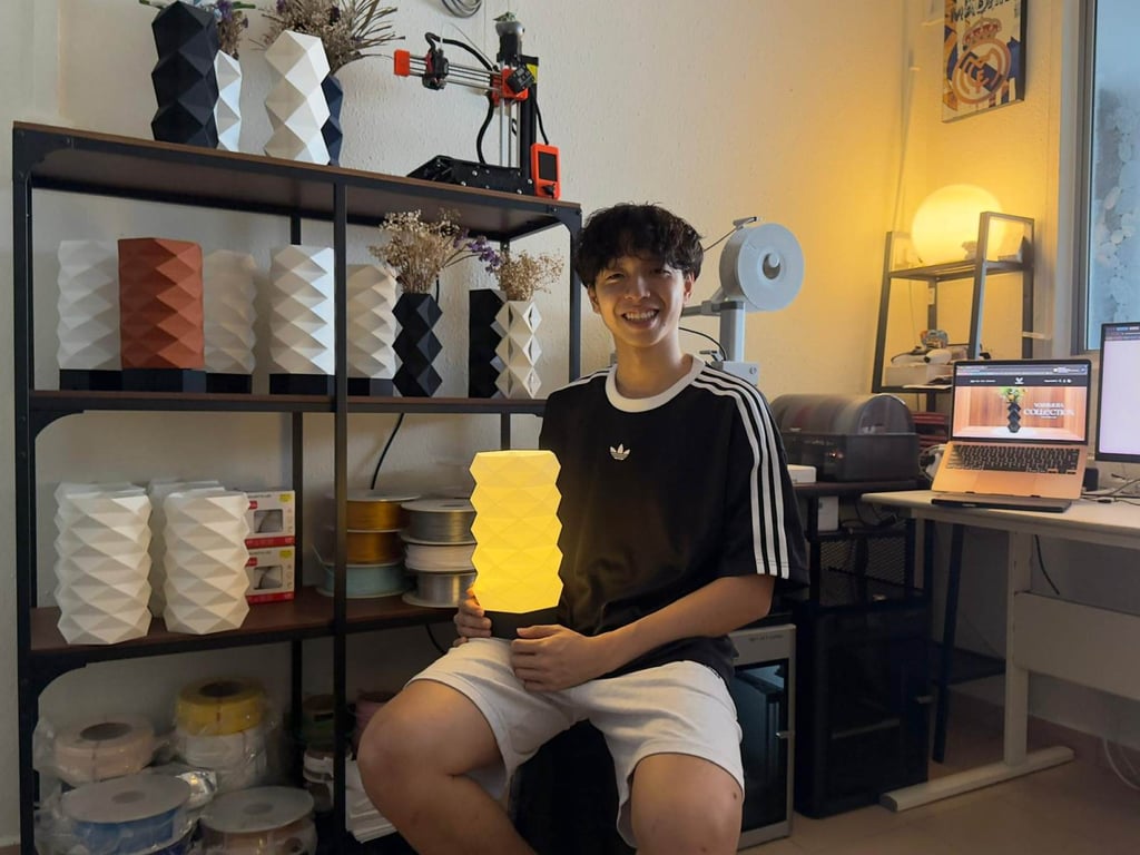 Demetrius Tan decided to pursue his dream of being an entrepreneur by starting a 3D printing business after little luck in the job market in Singapore. Photo: Demetrius Tan