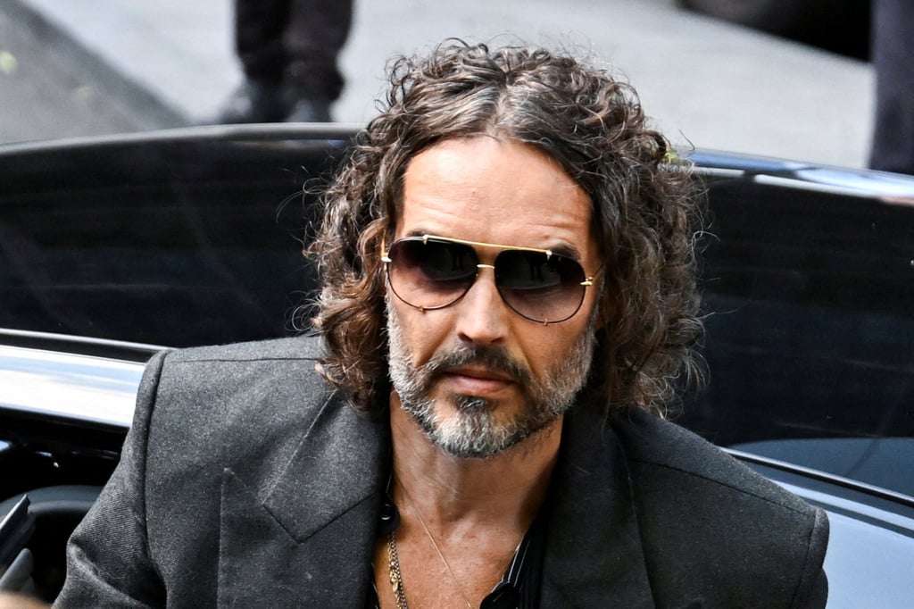 Russell Brand arriving at Southwark Crown Court in London in May. Photo: Reuters Russell Brand arriving at Southwark Crown Court in London in May. Photo: Reuters