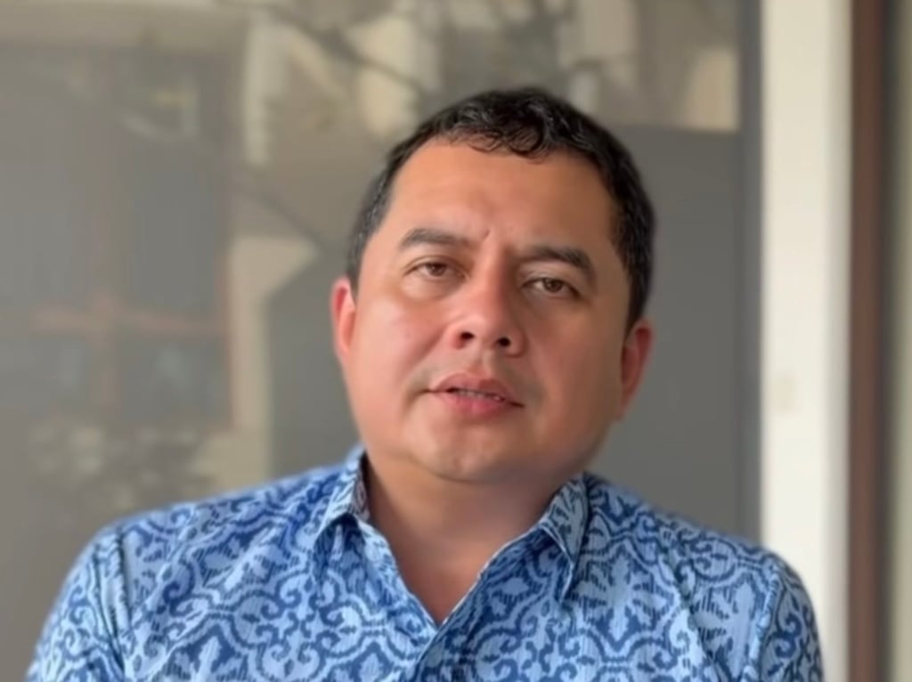 Mohd Nizar Najib, the eldest son of former Malaysian prime minister Najib Razak, speaking about his father’s failed application to have his imprisonment commuted to house arrest. Photo: Facebook/Nizar Najib NN11