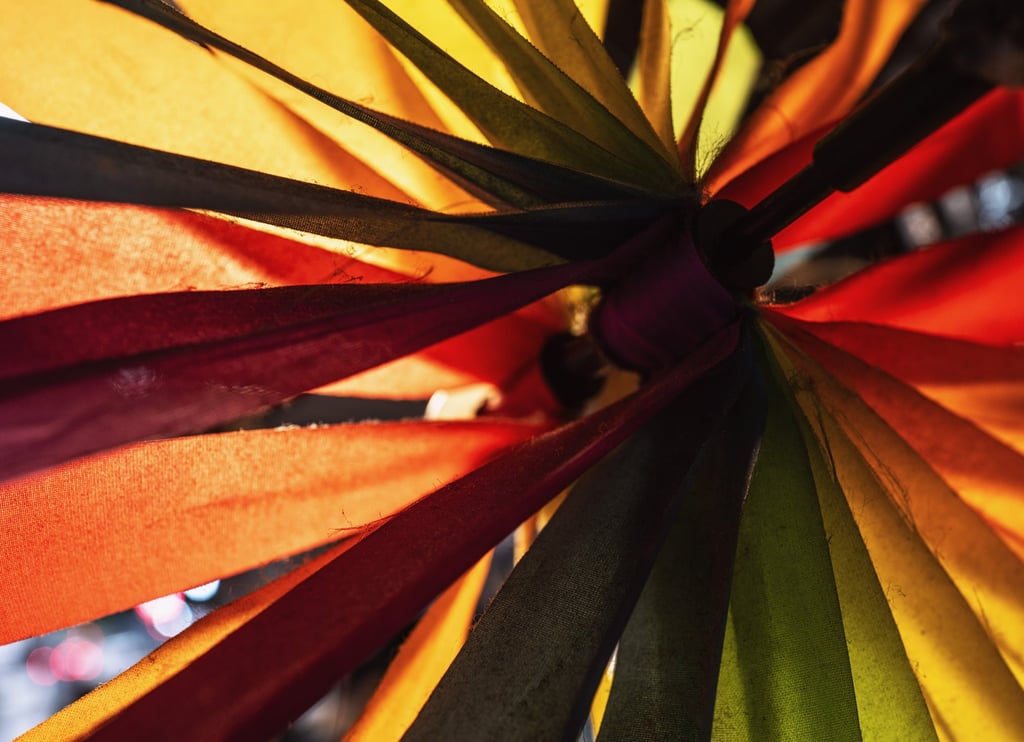 An umbrella at Sham Shui Po’s historic Sun Nga Shing Umbrella Store. Photo: Jocelyn Tam
