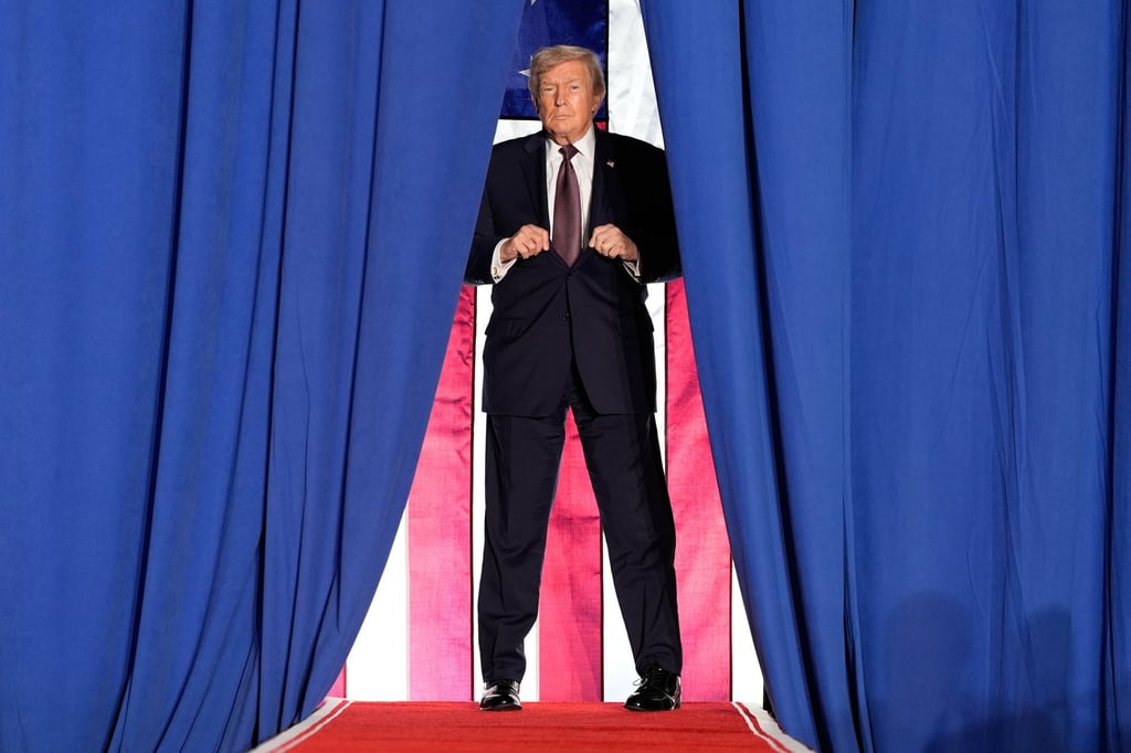 US President Donald Trump arrives to speak at a campaign event in Rocky Mount, North Carolina, on December 19. Photo: AP