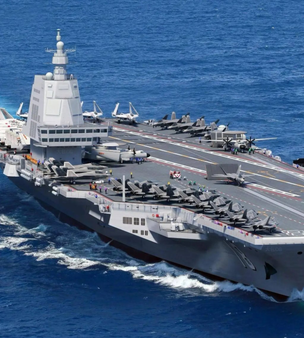 The Fujian, above, is China’s newest and most advanced aircraft carrier. Photo: Sohu